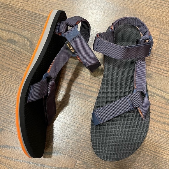 NWOT TEVA Original Universal Mens Size 11 1004006 F3014A Blue/Orange main image 13
